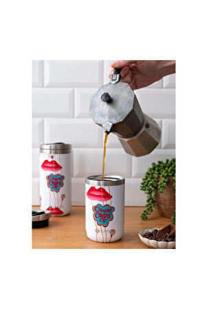 Isı Yalıtımlı Çelik Termos Mug 350ML Chupa Kiss