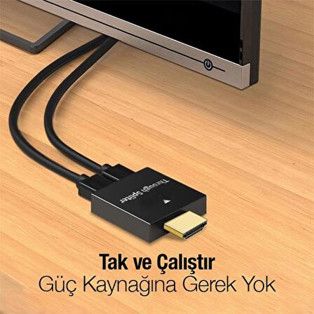 Coofbe HDMI Çoğaltıcı HDMI Splitter 2in1 1080P HDMI Çoğaltıcı Tak Çalıştır, TV, PC, Playstation HDMİ Çoğaltıcı