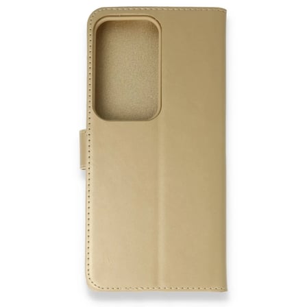 Samsung Galaxy S20 Ultra Trend S Plus Kapaklı Kılıf - Gold