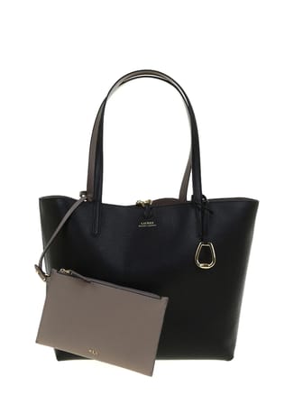 Lauren Ralph Lauren Siyah Kadın Shopper Çanta RVRSBLE TOTE-TOTE-
