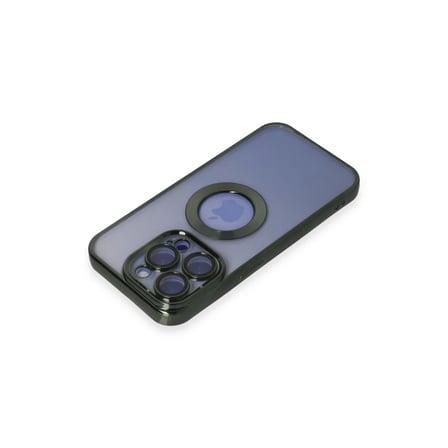 Apple iPhone 15 Pro Max Kılıf Slot Silikon - Köknar Yeşili
