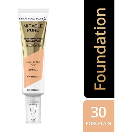Max Factor Miracle Pure Foundation Porceleain No:30