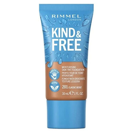 Rimmel London Kind Free Fondöten Clasic Beige No:201
