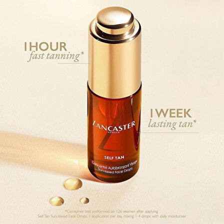 Lancaster Self Tan Face Drops 15 ml Bronzlaştırıcı