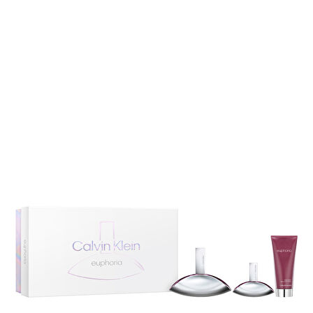 Calvin Klein Euphoria Woman Edp 100 Ml + Body Lotion 100 Ml + Edp 30 Ml