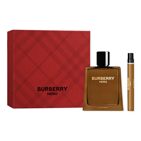 Burberry Men's Perfume Set Hero Eau de Parfum 100ml & PURSE 10ml