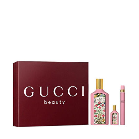 Gucci Flora Gorgeous Gardenia Edp 100 Ml + Edp 10 Ml + Edp 5 Ml