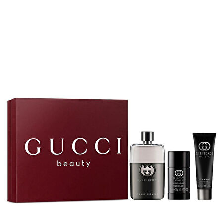 Gucci Guilty Pour Homme Edt 90 Ml + Shower Gel 50 Ml + Deostick 75 Ml