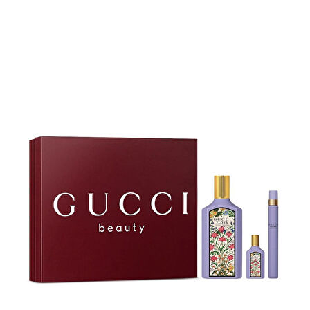 Gucci Flora Gorgeous Magnolia Edp 100 Ml + Edp 10 Ml + Edp 5 Ml