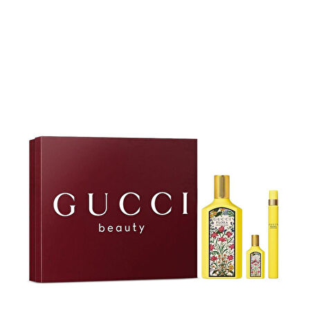 Gucci Flora Gorgeous Orchid Edp 100 Ml + Edp 10 Ml + Edp 5 Ml