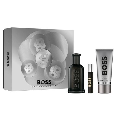 Hugo Boss Bottled Parfum 100 ml + 10 ml + 100 ml Shower Gel Erkak Parfüm Seti