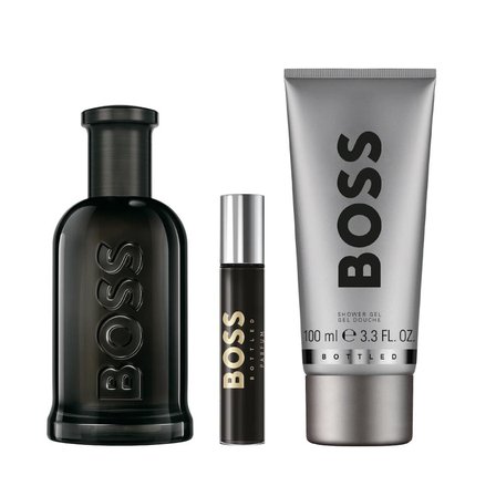 Hugo Boss Bottled Parfum 100 ml + 10 ml + 100 ml Shower Gel Erkak Parfüm Seti