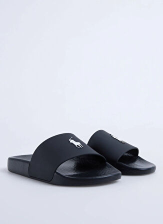 Polo Ralph Lauren Siyah Kadın Plaj Terliği POLO SLIDE