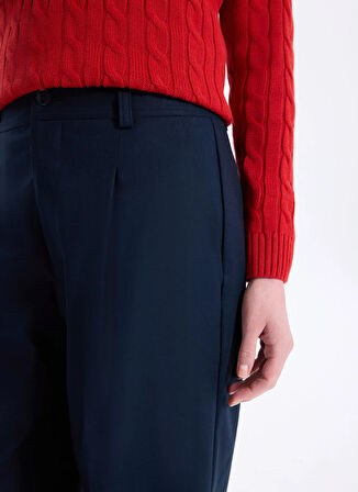 Lauren Ralph Lauren Yüksek Bel Standart Lacivert Kadın Pantolon 200871814