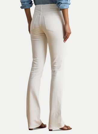Lauren Ralph Lauren Beyaz Kadın Denim Pantolon 200926081