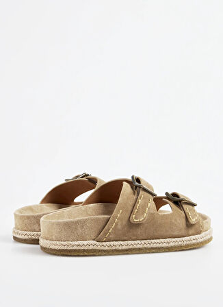 Polo Ralph Lauren Bej Erkek Terlik Turbach Double Strap