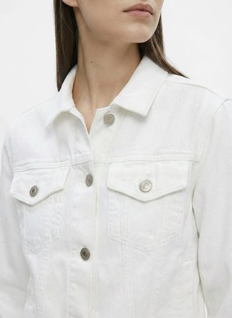 Lauren Ralph Lauren Beyaz Kadın Denim Ceket 200926087
