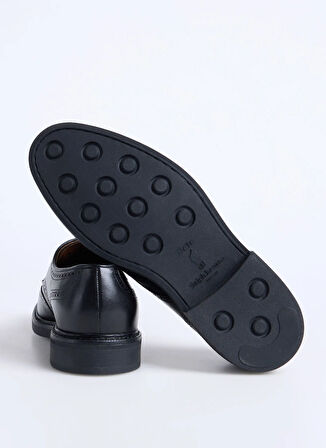 Polo Ralph Lauren Siyah Erkek Klasik Ayakkabı ASHER WGTIP-DRESS SHOE-WINGTIP