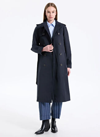 Lauren Ralph Lauren Lacivert Kadın Trençkot 297951259