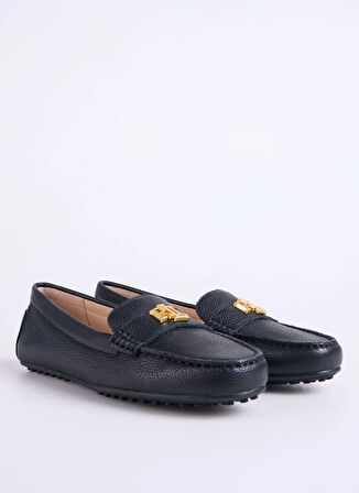Lauren Ralph Lauren Deri Siyah Kadın Loafer 802942768001