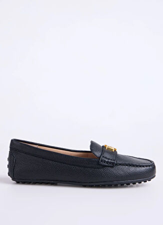 Lauren Ralph Lauren Deri Siyah Kadın Loafer 802942768001