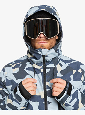 Quiksilver Missinon Printed Block Erkek Kayak/Snowboard Mont-EQYTJ03478