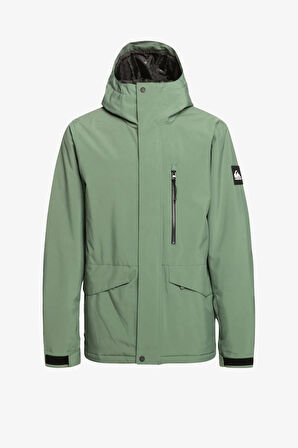 Quiksilver Mission Solid Jk Erkek Yeşil Kayak-Snowboard Montu EQYTJ03266-18563