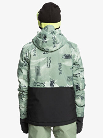 Quiksilver Mission Printed Block Youth Jk Çocuk Snowboard Montu EQBTJ03196