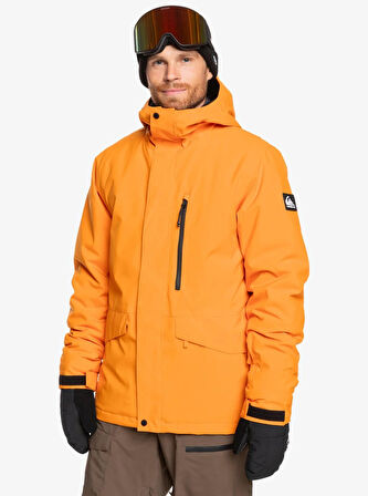 Quiksilver Mission Solid JK Snowboard Ceketi EQYTJ03266-4177 Orange Pepper