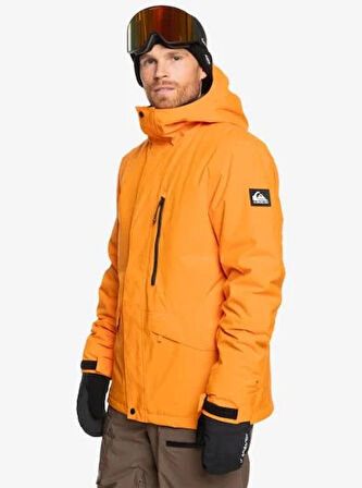 Quiksilver Mission Solid JK Snowboard Ceketi EQYTJ03266-4177 Orange Pepper