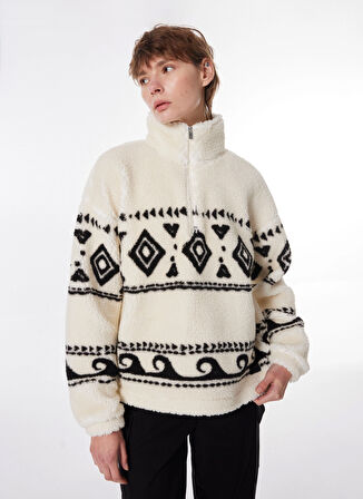 Quiksilver Çok Renkli Kadın Polar Sweatshırt ERJPF03178TREASURE SOUL