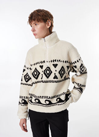 Quiksilver Çok Renkli Kadın Polar Sweatshırt ERJPF03178TREASURE SOUL