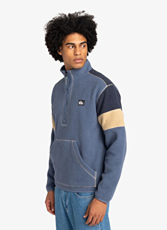 Quiksilver Mavi Erkek Polar Sweatshırt EQYFT04960CLEAN COAST HZ