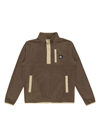 Quiksilver Kahve Erkek Polar Sweatshırt EQYFT04770NO DESTINATION 2 HALF SNA