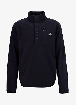 Quiksilver Siyah Erkek Polar Sweatshırt EQYFT04770NO DESTINATION 2 HALF SNA