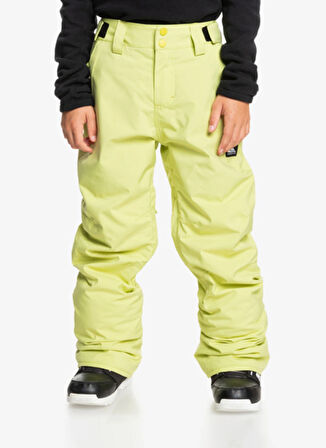 Quiksilver Normal Bel Neon Sarı Erkek Çocuk Kayak Pantolonu EQBTP03055-ESTATE YOUTH PT