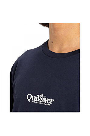 Quiksilver Eqyzt08062 Fineline Ss Lacivert Erkek T-Shirt