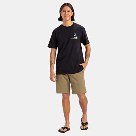 Quiksilver EQYZT08057-KVJ0 Palm Lines Ss Erkek Spor Tişört