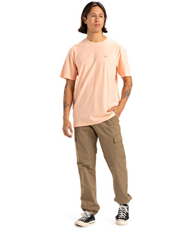Quiksilver Slub Roundneck Erkek Kısa Kollu Tişört EQYKT04377 Somon