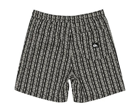 Quiksilver Taxer Jacquard Street Way Erkek Günlük Şort EQYWS03893-BLSW Siyah