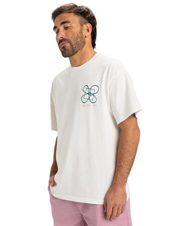 Quiksilver EQYZT08032-WBK0 Hw Outside inside Ss Erkek Spor Tişört