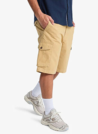 EQYWS03881 CRUCIAL BATTLE CARGO Bej Standart Fit Erkek Şort