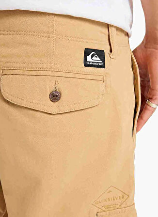 EQYWS03881 CRUCIAL BATTLE CARGO Bej Standart Fit Erkek Şort