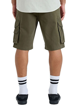 EQYWS03881 CRUCIAL BATTLE CARGO Yeşil Standart Fit Erkek Şort