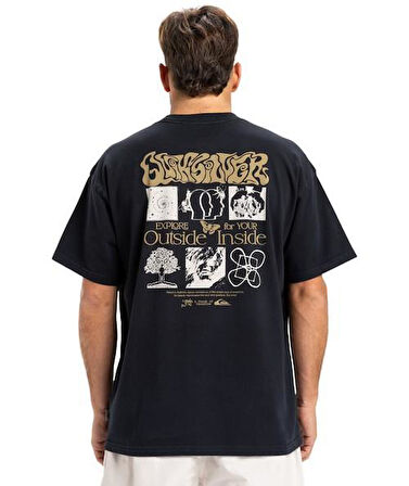 Quiksilver EQYZT08032-KVJ0 Hw Outside inside Ss Erkek Spor Tişört