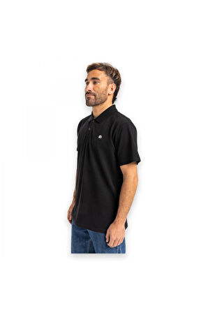 Quiksilver Eqykt04362 Dna Polo Siyah Erkek T-Shirt