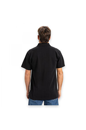 Quiksilver Eqykt04362 Dna Polo Siyah Erkek T-Shirt