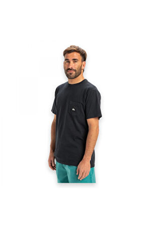 Quiksilver Eqyzt08035 Salt Water Pocket Ss Siyah Erkek T-Shirt