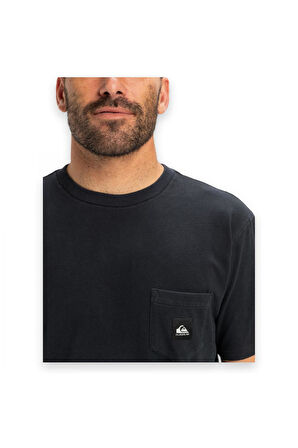 Quiksilver Eqyzt08035 Salt Water Pocket Ss Siyah Erkek T-Shirt