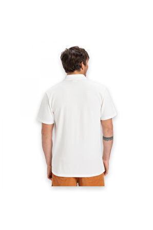 Quiksilver Eqykt04362 Dna Polo Beyaz Erkek T-Shirt